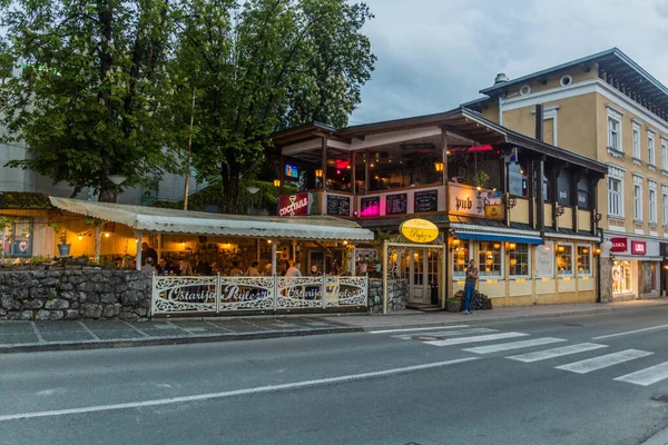 Bled Slovenien Maj 2019 Husen Bled Stad Slovenien — Stockfoto