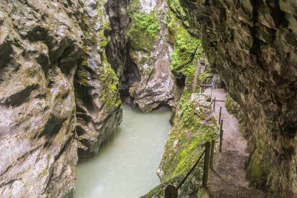 Tolmin Gorges Tolminska Korita Slovenia — Fotografia de Stock