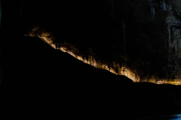 Visitors Path Skocjanske Jame Skocjan Caves Slovenia — Foto Stock