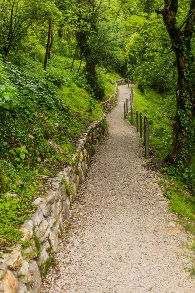 Sentier Randonnée Dans Les Gorges Tolmin Tolminska Korita Slovénie — Photo