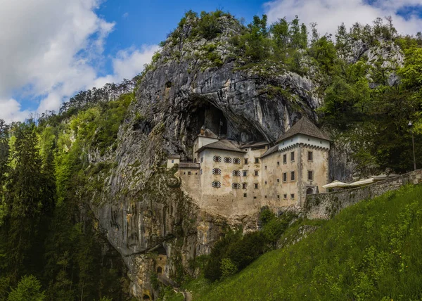 Uitzicht Kasteel Predjama Slovenië — Stockfoto