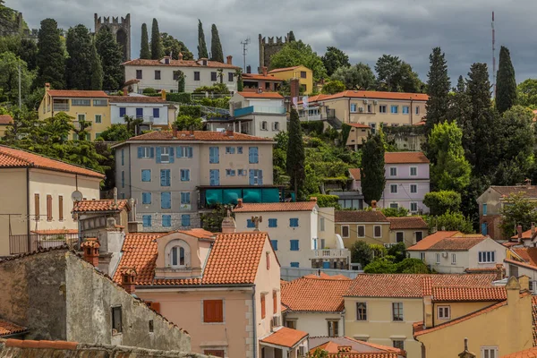 Vue Ville Piran Slovénie — Photo