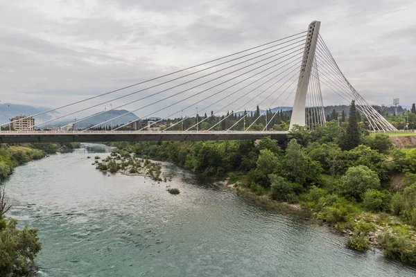 Millenium Bridge Podgorica Capital Montenegro — ストック写真