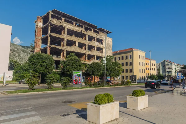 Mostar Bosnia Herzegovina June 2019 War Damaged Buildings Mostar Bosnia — Stock Photo, Image