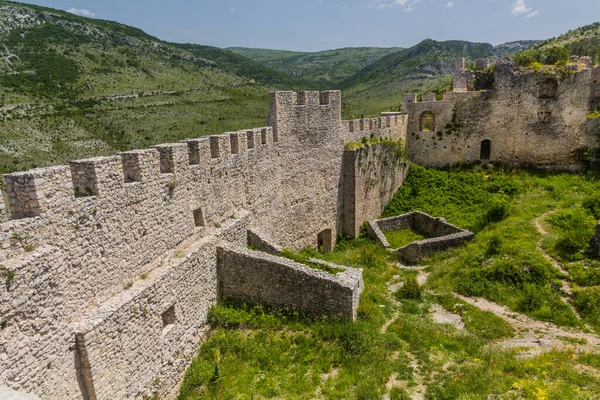 Fortaleza Blagaj Stjepan Grad Cerca Mostar Bosnia Herzegovina — Foto de Stock