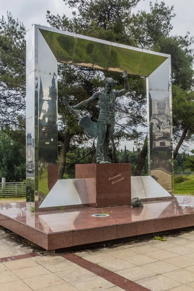 Podgorica Montenegro June 2019 Vladimir Vysotsky Statue Podgorica Capital Montenegro — ストック写真