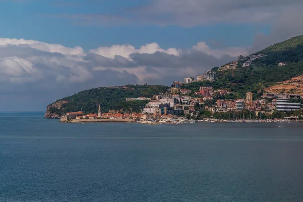 Widok Miasto Budva Czarnogóra — Zdjęcie stockowe