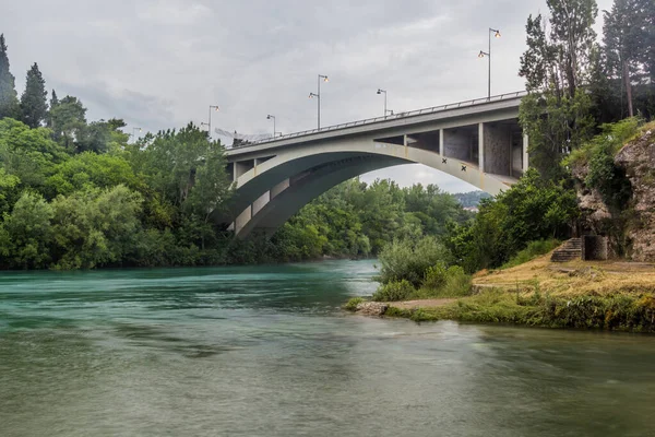 Ponte Blazo Jovanovic Podgorica Capital Montenegro — Fotografia de Stock