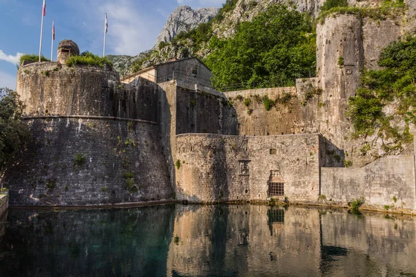 Vestingmuren Van Kotor Montenegro — Stockfoto