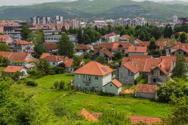 Letecký Pohled Niksic Černá Hora — Stock fotografie
