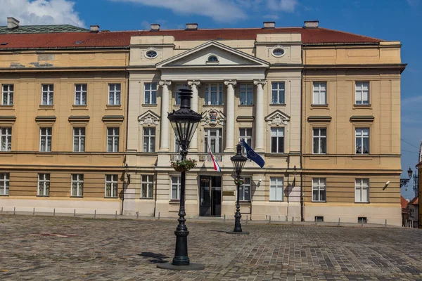 Palacio Del Parlamento Zagreb Croacia — Foto de Stock