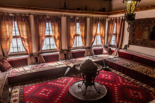 Sarajevo Bósnia Herzegovina Junho 2019 Interior Casa Restaurada Svrzo Otomano — Fotografia de Stock