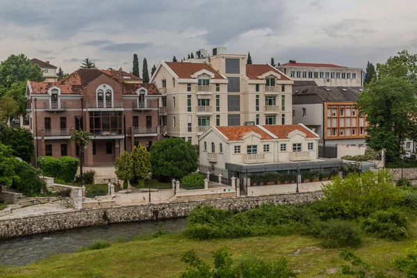 Casas Podgorica Capital Montenegro — Fotografia de Stock