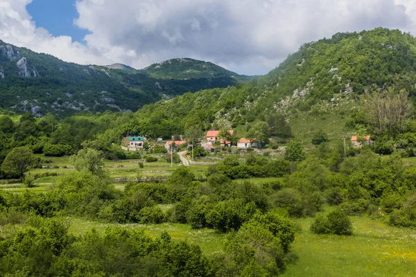 Karadağ Budva Kenti Yakınlarındaki Kırsal Bölge — Stok fotoğraf