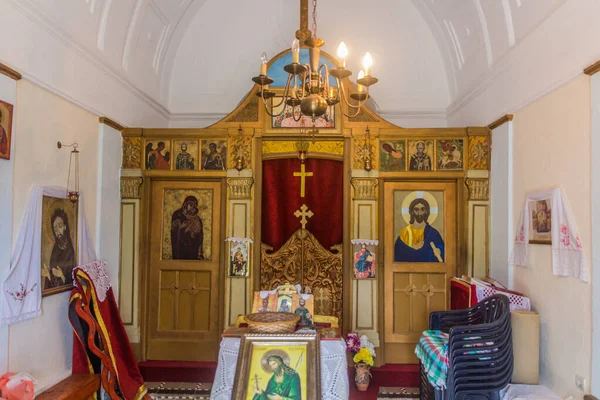 Stari Bar Montenegro Junio 2019 Interior Una Iglesia Antiguo Asentamiento —  Fotos de Stock