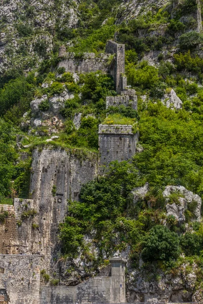 Stadsmuren Van Kotor Montenegro — Stockfoto