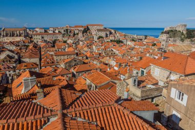 Skyline of the old town of Dubrovnik, Croatia