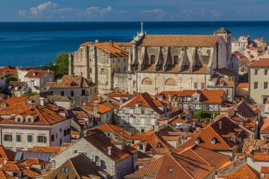 Skyline of the old town of Dubrovnik, Croatia