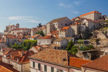 Skyline of the old town of Dubrovnik, Croatia