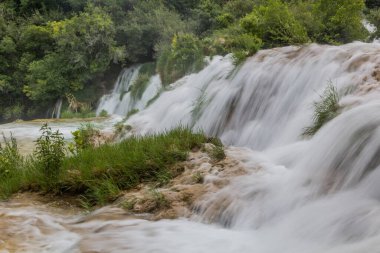Hırvatistan 'ın Krka Ulusal Parkı' nda Skradinski buk şelalesi