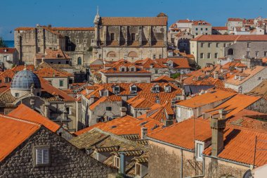 Skyline of the old town of Dubrovnik, Croatia
