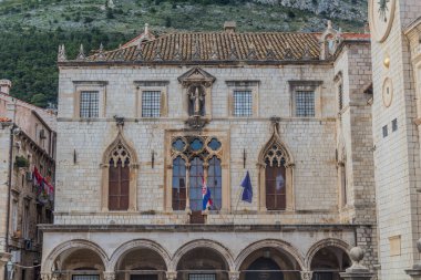 Sponza Palace in the old town of Dubrovnik, Croatia