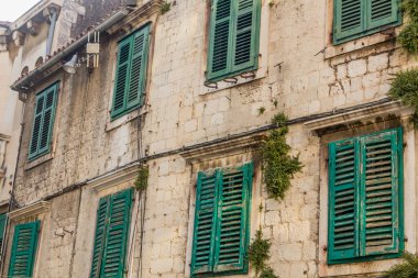 Stone house in the old town of Split, Croatia