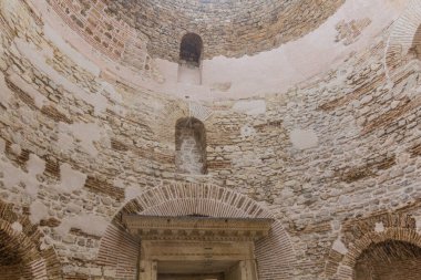 Ancient vestibule building in Split, Croatia