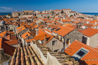 Skyline of the old town of Dubrovnik, Croatia
