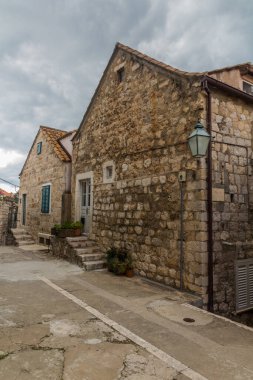 Stone houses in the old town of Dubrovnik, Croatia