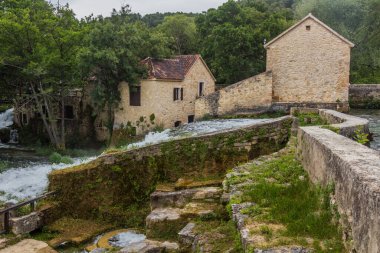 Water mill in Krka national park, Croatia