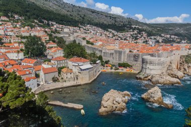 View of the old town in Dubrovnik, Croatia