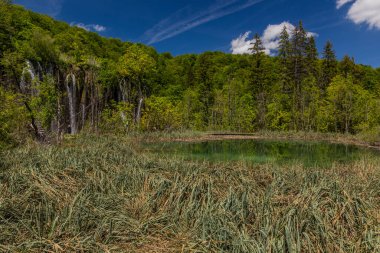 Mali Prstavac waterfall in Plitvice Lakes National Park, Croatia