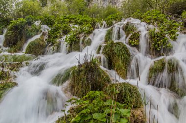 Big cascades in Plitvice Lakes National Park, Croatia
