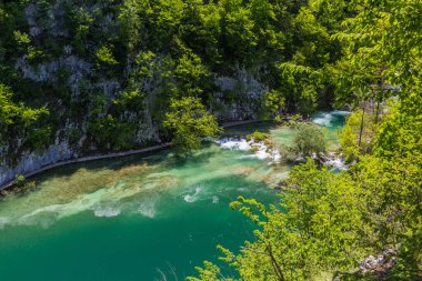 Lower lakes in Plitvice Lakes National Park, Croatia