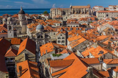 Skyline of the old town of Dubrovnik, Croatia