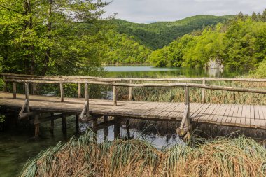 Boardwalk in Plitvice Lakes National Park, Croatia