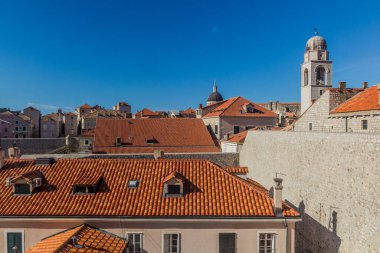 Skyline of Dubrovnik with the Bellfry of the Dominican Monastery, Croatia