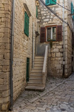 Old stone houses in Sibenik, Croatia