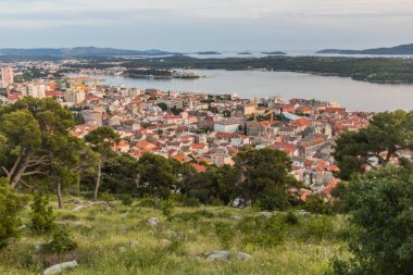 Aerial view of Sibenik, Croatia