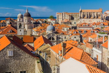 Skyline of the old town of Dubrovnik, Croatia