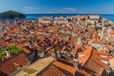 Skyline of the old town of Dubrovnik, Croatia