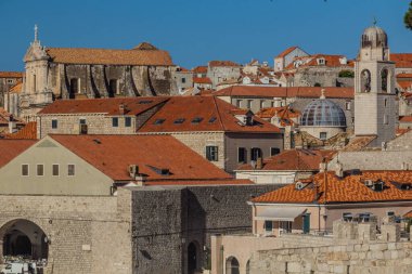 Skyline of the old town of Dubrovnik, Croatia