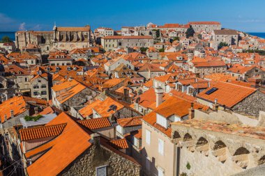 Skyline of the old town of Dubrovnik, Croatia