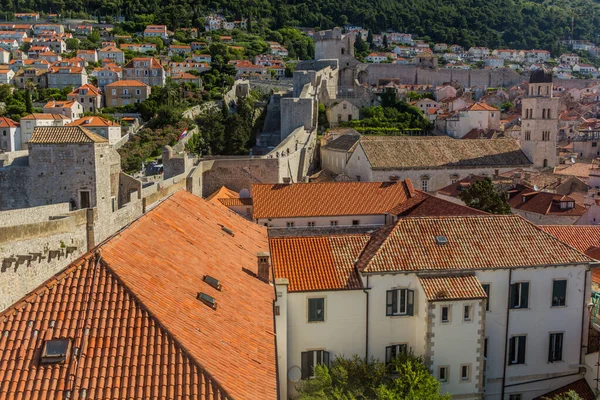 Blick Auf Die Altstadt Von Dubrovnik Kroatien — Stockfoto