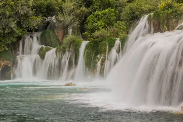 Skradinski Buk Vízesés Krka Nemzeti Parkban Horvátország — Stock Fotó