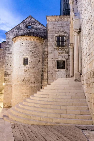 Door Dominican Monastery Old Town Dubrovnik Croatia — Stock fotografie