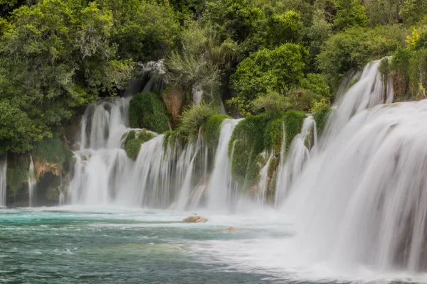 Skradinski Buk Vízesés Krka Nemzeti Parkban Horvátország — Stock Fotó