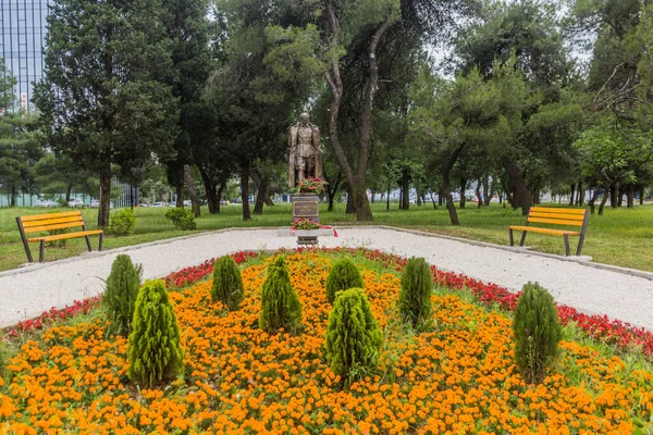 Podgorica Montenegro Juin 2019 Statue Josip Broz Tito Podgorica Capitale — Photo