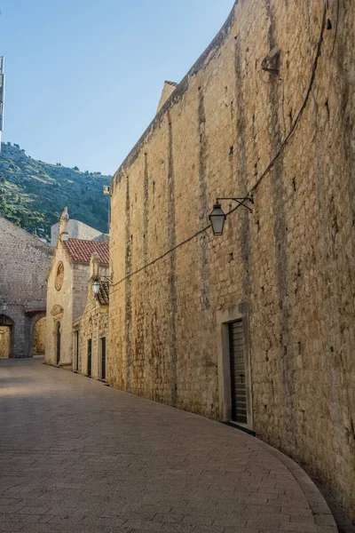 Callejón Casco Antiguo Dubrovnik Croacia — Foto de Stock